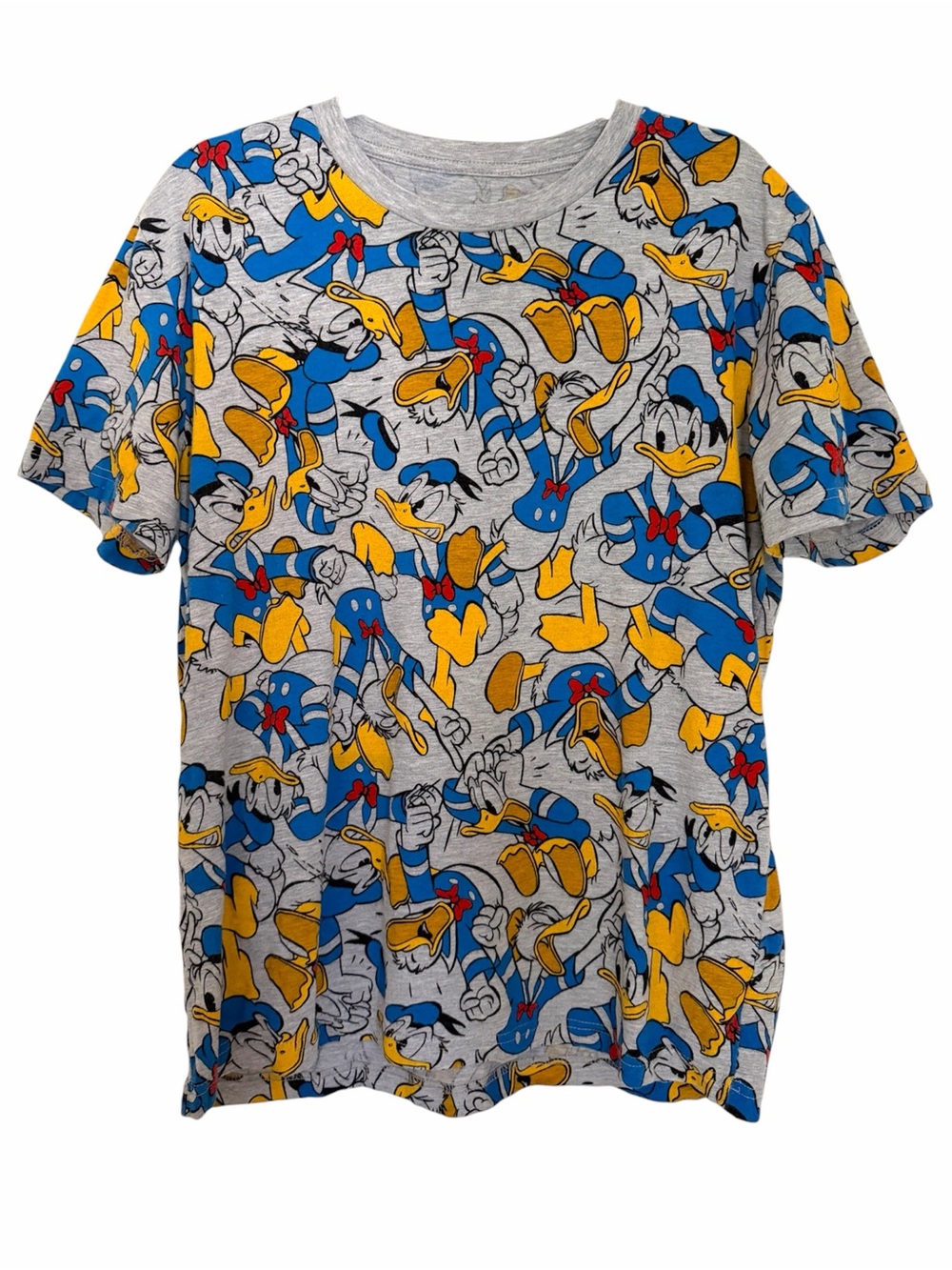DISNEY Donald Duck Allover Print Graphic Tee - Men’s Large